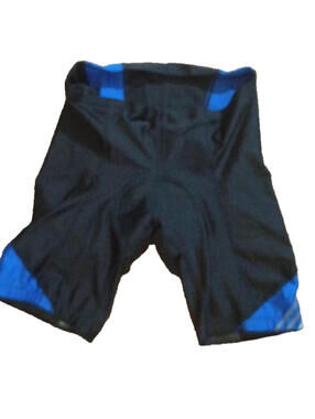 Vintage Hind Mens Size Large Cycling Shorts  90's Blue Spandex Bicycle Riding